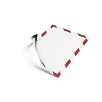 Durable 4945 132 Magnetic Frame Security A4  (5 Pcs) - Red/White